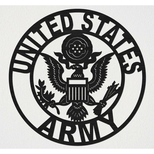 US Army Eagle Badge-DXFforCNC.com-DXF Files cut ready cnc machines