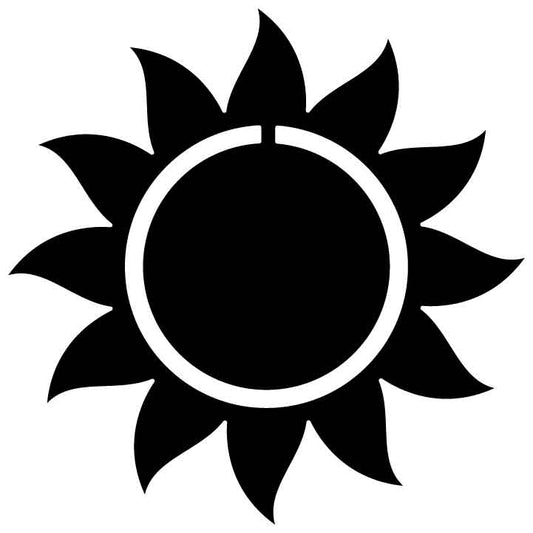 Yellow Sun-DXFforCNC.com